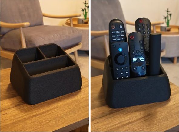 Minimal Remote Caddy – 4 Layouts