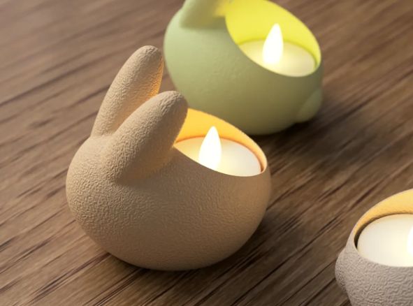 Easter Bunny LED Tealight Holder