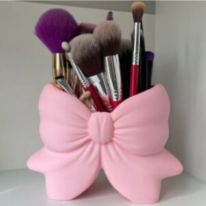 Bow Makeup Brush Organizer