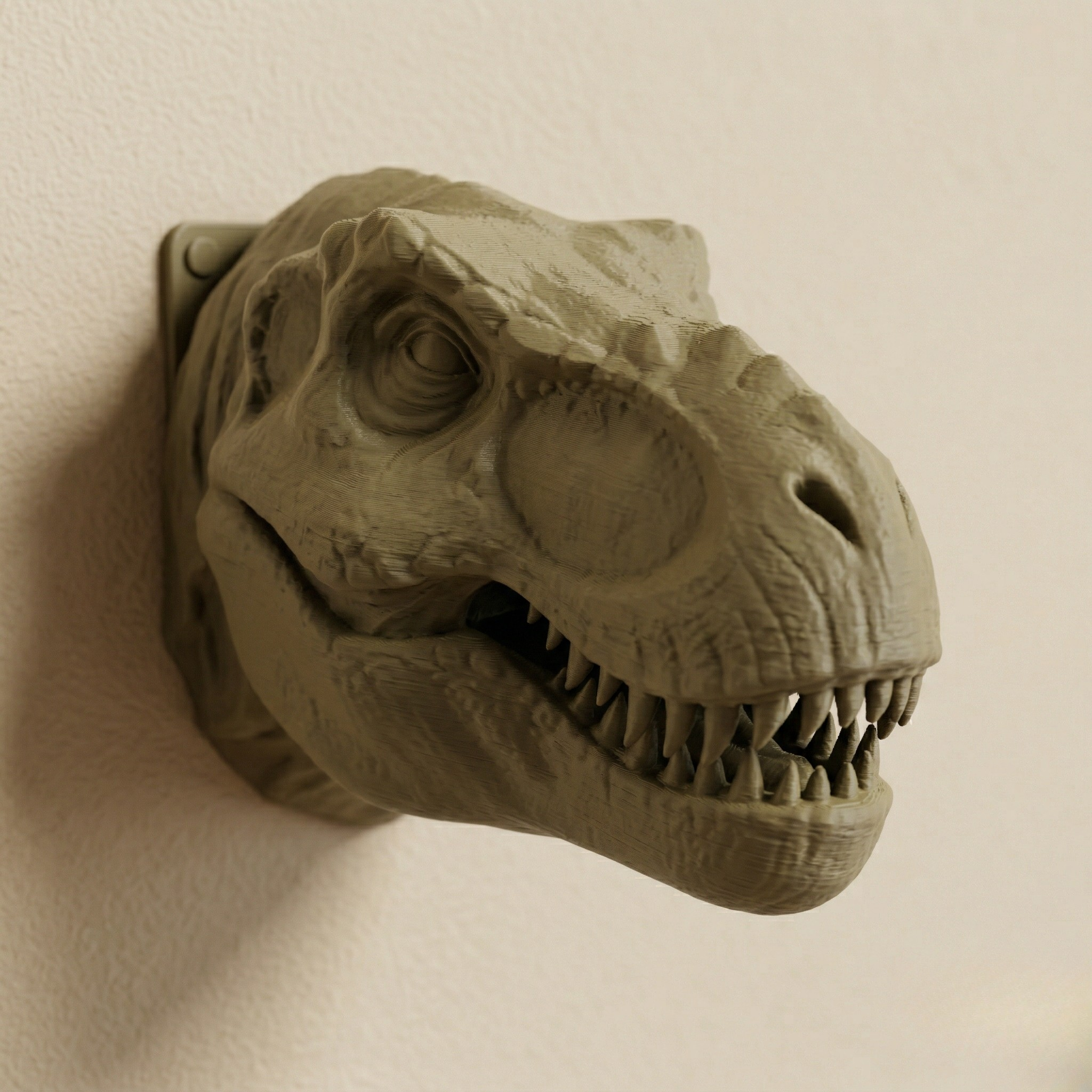 Dinosaur Head Wall Mount