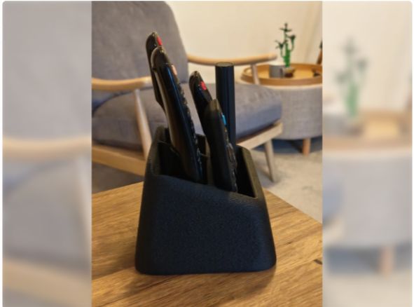 Minimal Remote Caddy – 4 Layouts