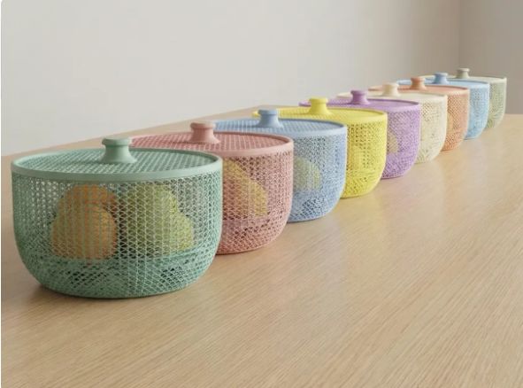 Cocktail Bar Mesh Basket | Citrus & Fruit Holder 3D