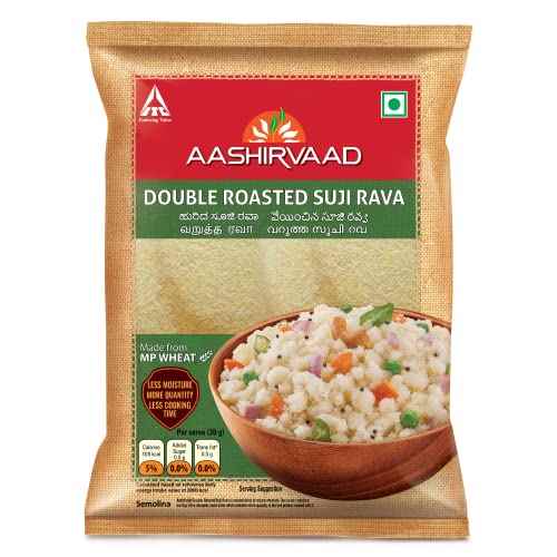 Aashirvaad Double Roasted Suji Rava 1 Kg