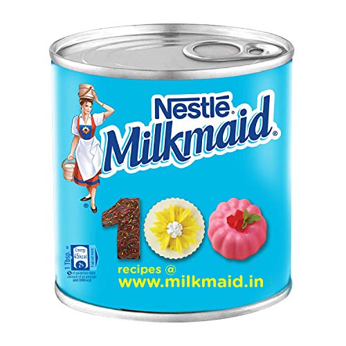 Nestlé MILKMAID Sweetened Condensed Milk, 400g Tin Pack