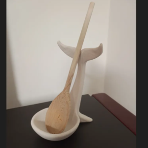 Whale Fin Spoon Rest – Nautical 3D