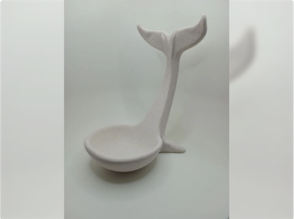 Whale Fin Spoon Rest – Nautical 3D
