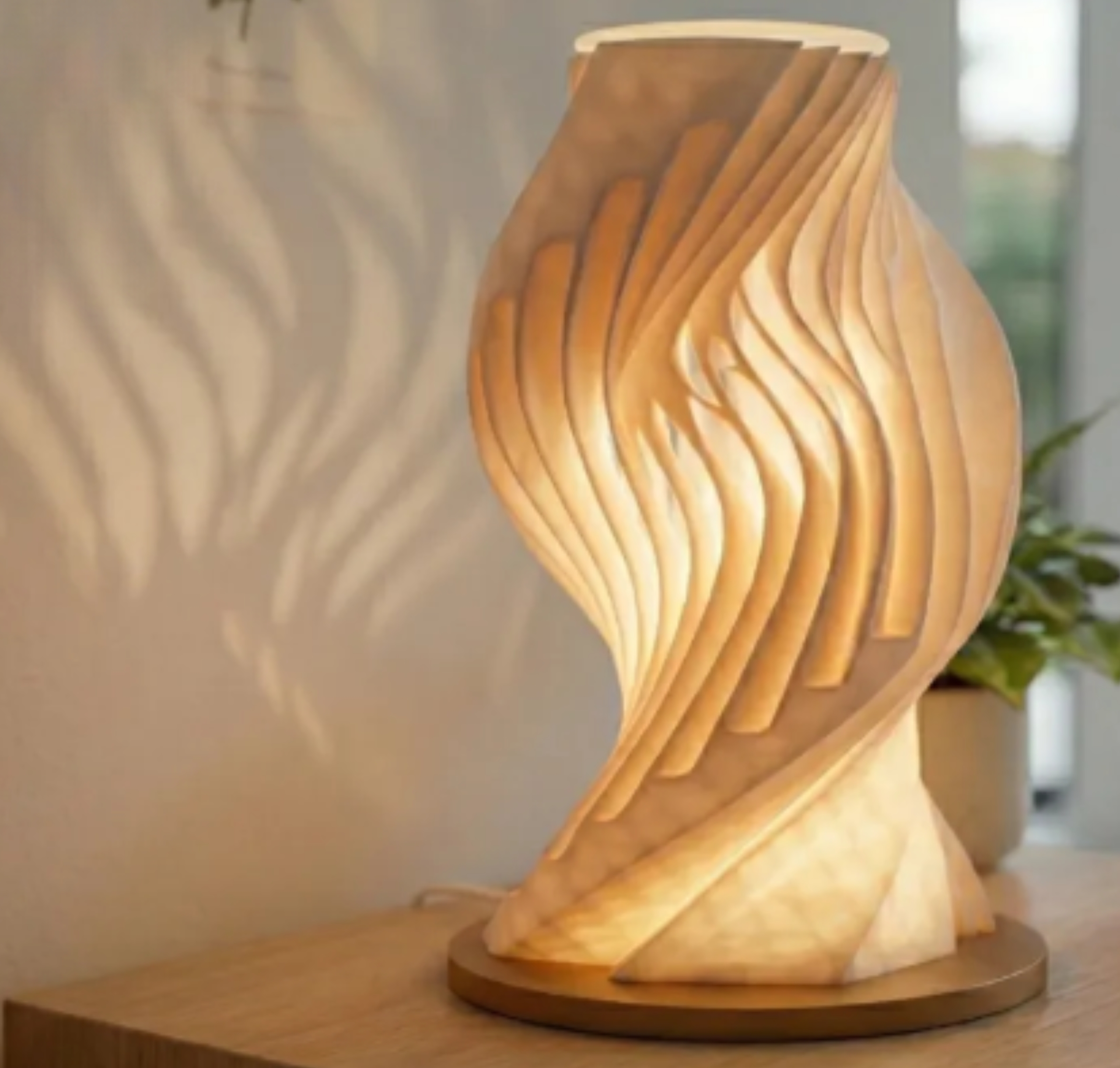 Wave Design Lamp