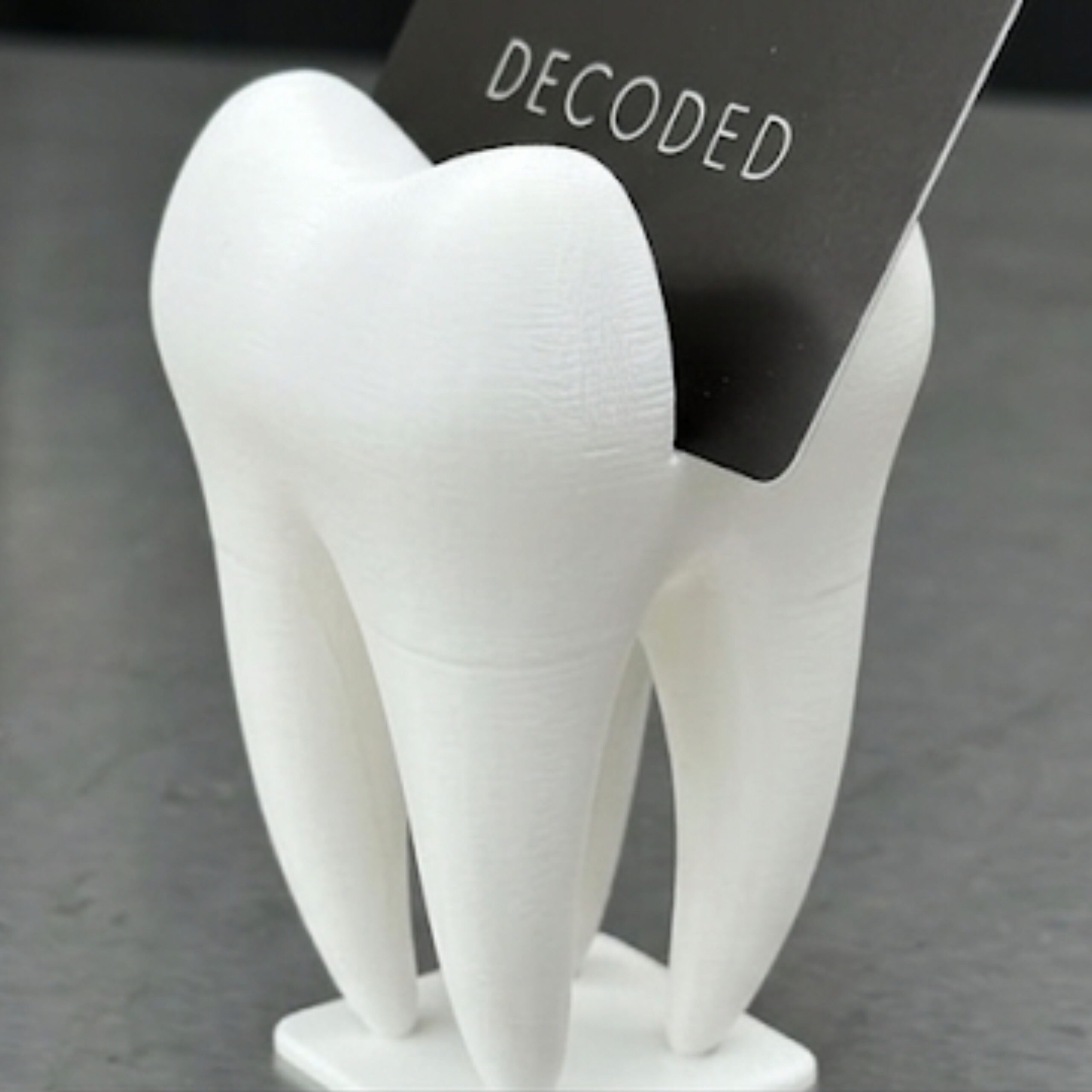 TOOTH BUSINESS CARD FOR HOLDER DENTIST