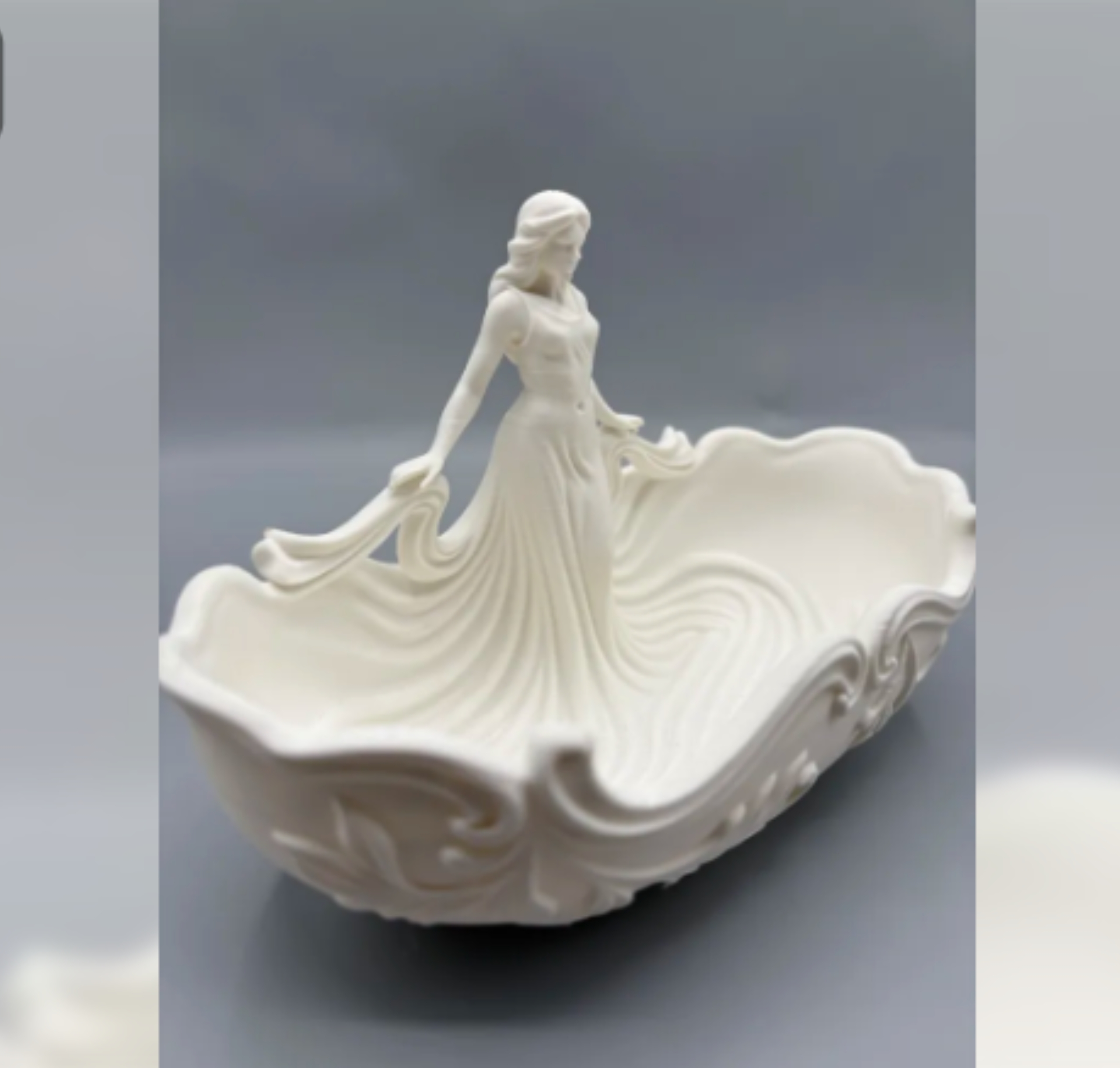 Goddess Figural Bowl Vanity Catchall