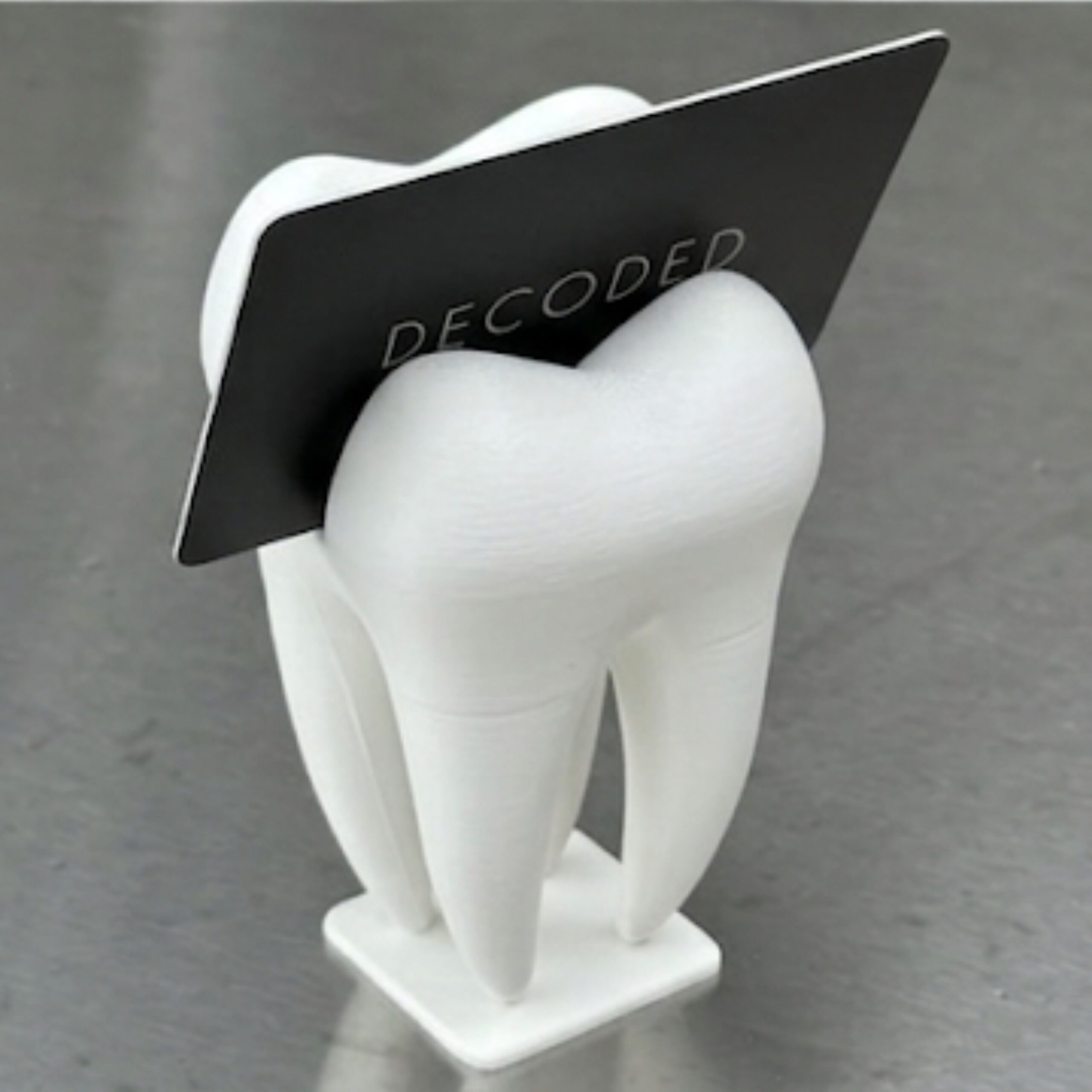 TOOTH BUSINESS CARD FOR HOLDER DENTIST